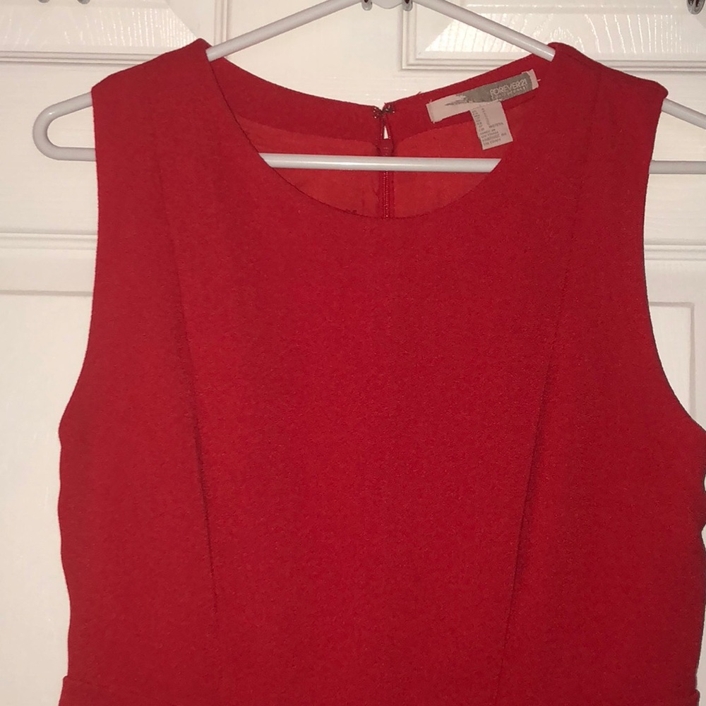 Red dress